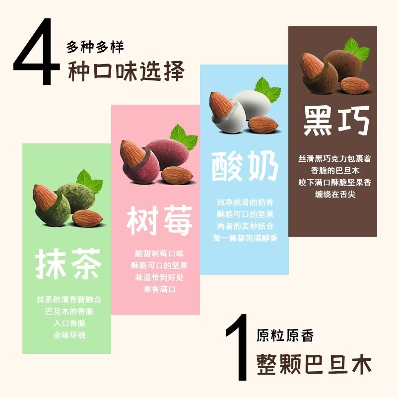 四款口感：抹茶、树莓、酸奶、黑巧(图8)