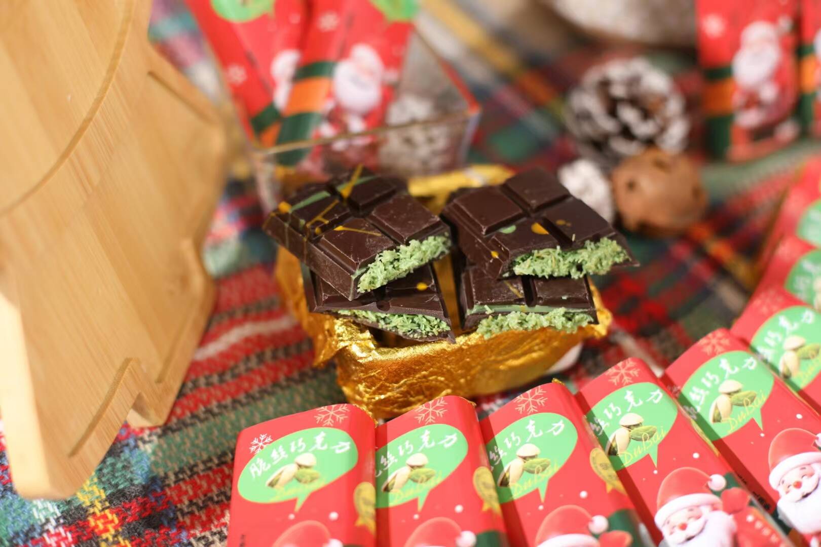 迪拜风味巧克力 50g  爆品！  圣诞款(图3)